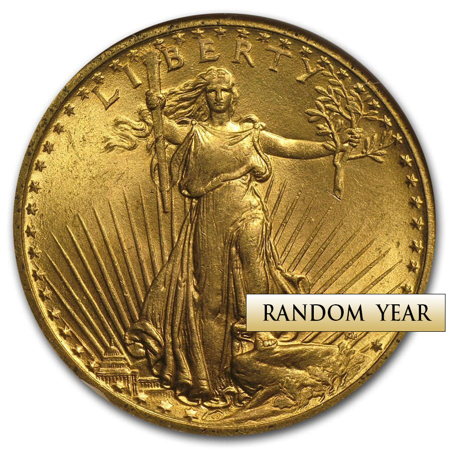 $20 Saint Gaudens Gold MS-65 Quality