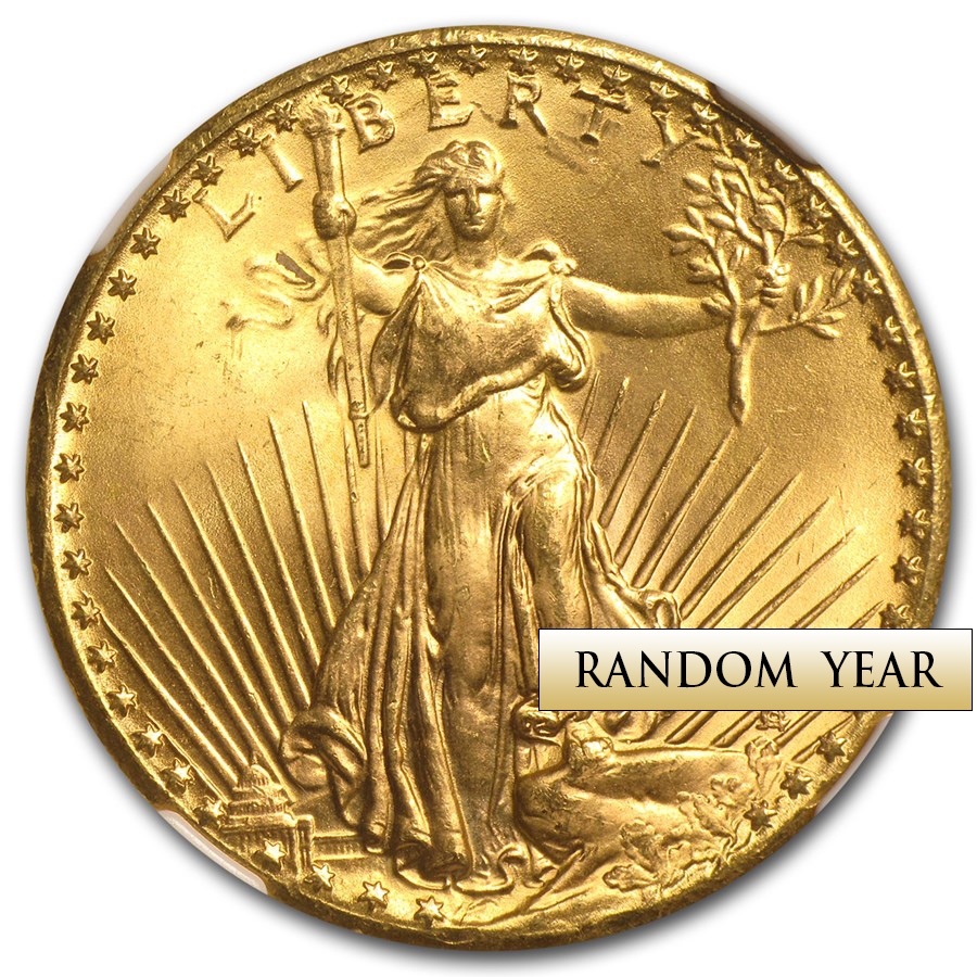 $20 Saint Gaudens Gold MS-66 Quality