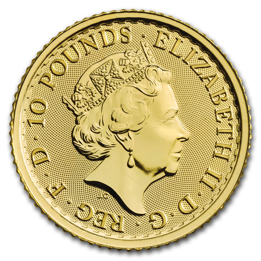 1/10-oz British Gold Britannia (Random Year)