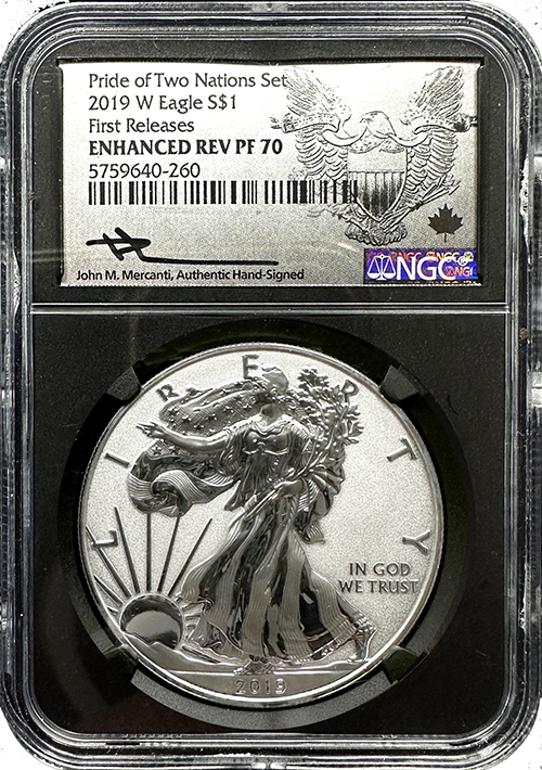 2019 Pride of Two Nations | W Eagle | First Release | In Holder 2019 Pride of Two Nations | W Eagle | First Release | In Holder