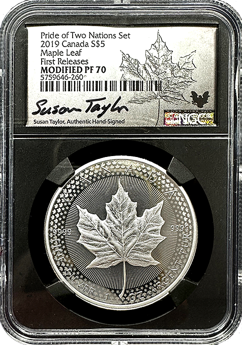 2019 Pride of Two Nations | Maple Leaf | First Release | In Holder 2019 Pride of Two Nations | Maple Leaf | First Release | In Holder
