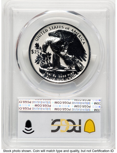 2019-W $25 Palladium American Eagle Reverse Proof PCGS PR-70 Reverse in Holder 2019-W $25 Palladium American Eagle Reverse Proof PCGS PR-70 Reverse in Holder