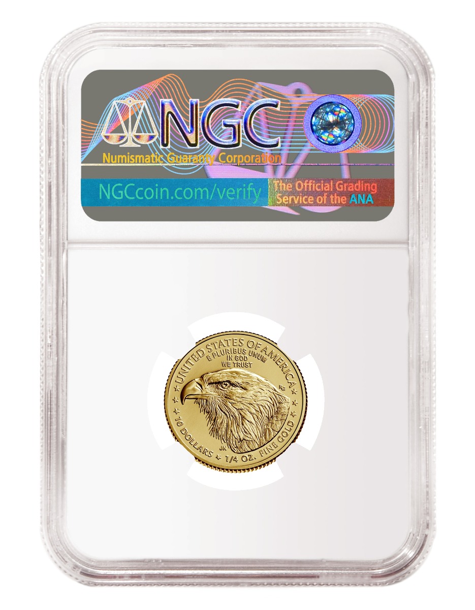 2025 1/4-oz American Gold Eagle MS-70 (NGC) 2025 1/4-oz American Gold Eagle MS-70 (NGC)