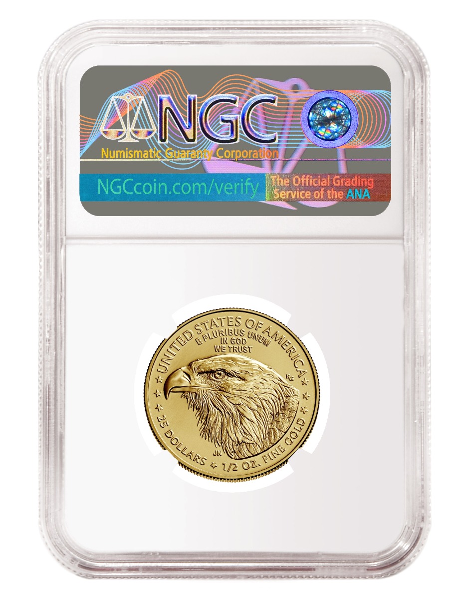 2025 1/2-oz American Gold Eagle MS-70 (NGC)