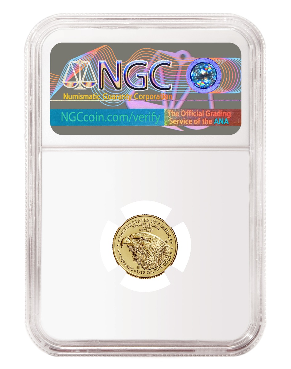 2025 1/10-oz American Gold Eagle MS-70 (NGC)