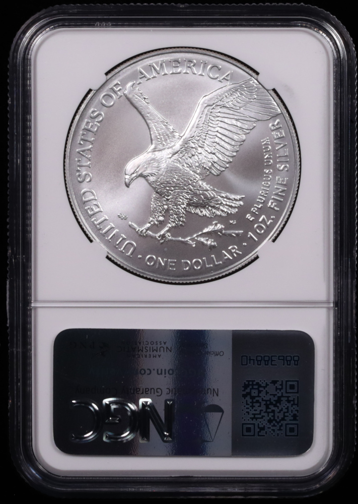2024 $1 American Silver Eagle Star Privy First Day of Issue NGC MS-70 
