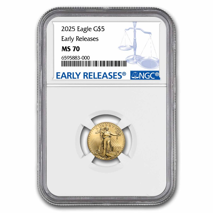 2025 Gold American Eagle 4-Coin Set MS-70 (NGC) 2025 Gold American Eagle 4-Coin Set MS-70 (NGC)