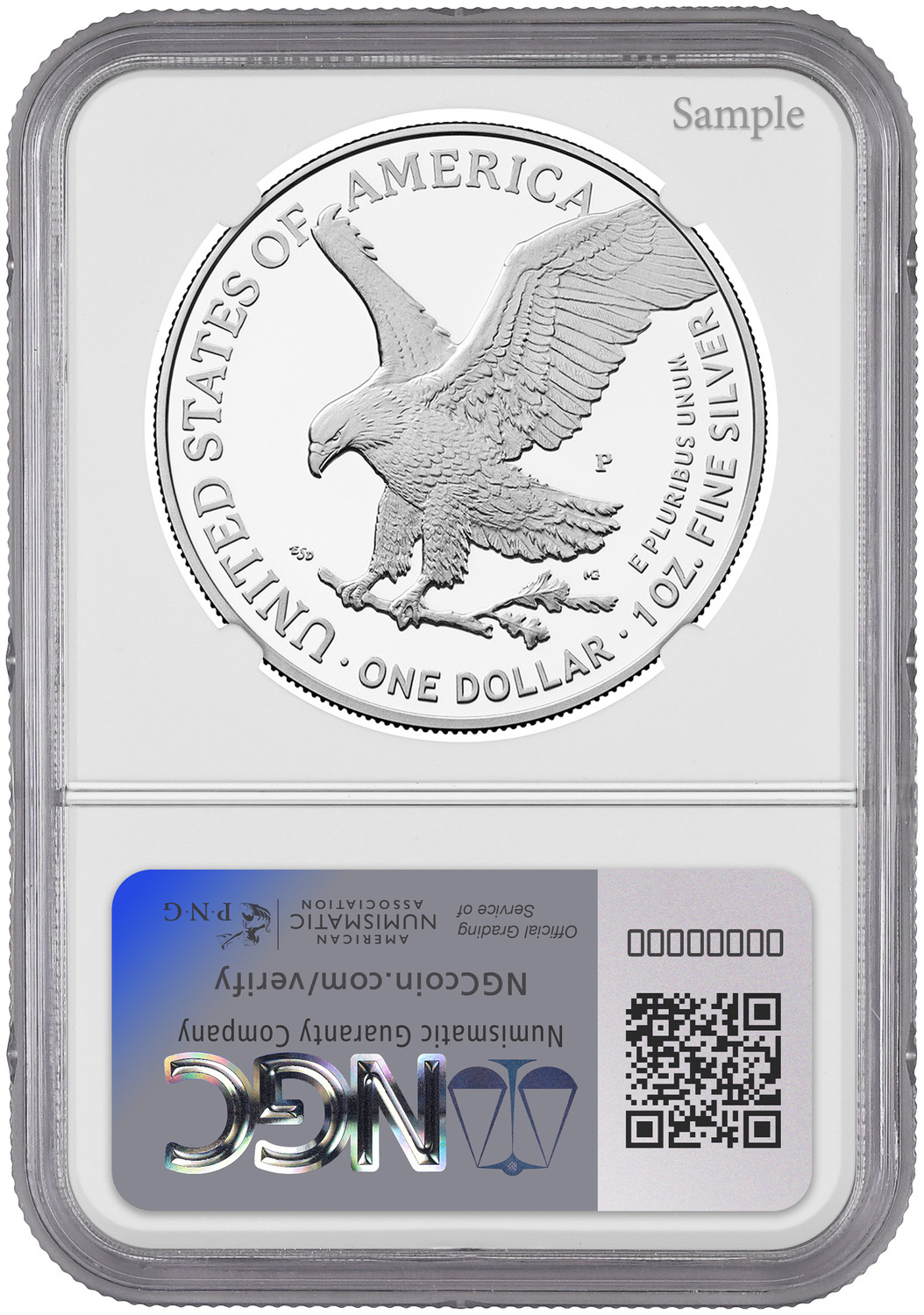 2025 1-oz American Silver Eagle (Marine Corps Privy) NGC Proof-70 (Early Release)