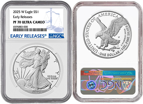 2025-W 1-oz Proof American Silver Eagle PF-70 (NGC)