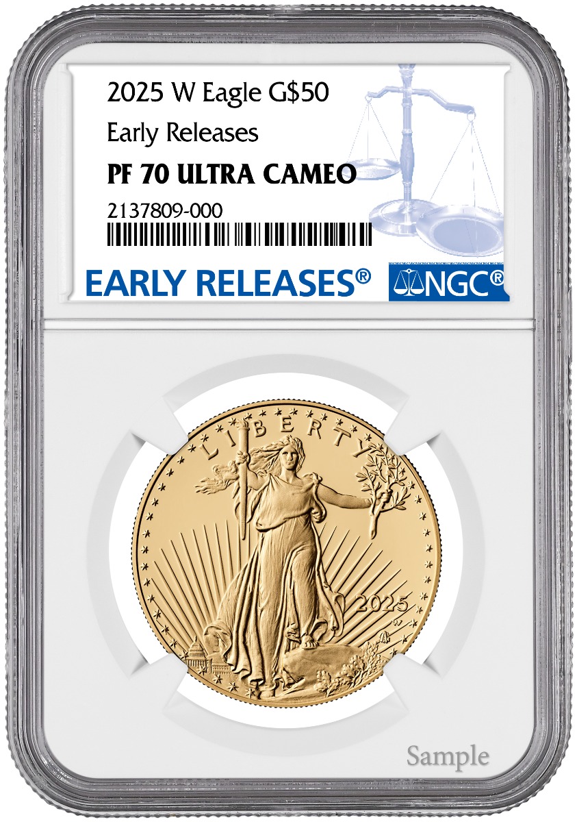 2025-W Gold American Eagle 4-Coin Proof-70 Set (NGC)