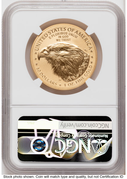 1776-2026-W 1-oz Gold American Eagle Liberty Bell Privy Enhanced Finish First Day of Issue NGC MS-70 Reverse in Holder 1776-2026-W 1-oz Gold American Eagle Liberty Bell Privy Enhanced Finish First Day of Issue NGC MS-70 Reverse in Holder