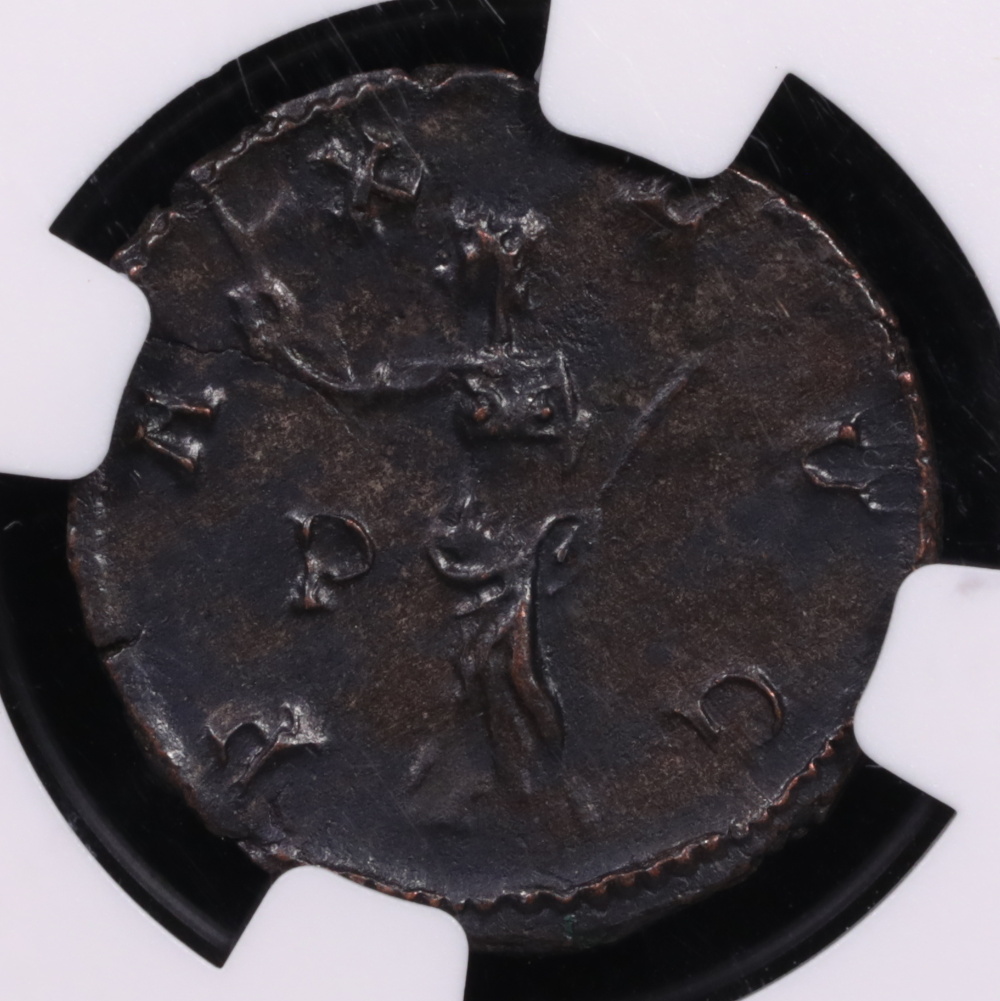 AD 260-269 Romano-Gallic Empire Postumus Billon Double-Denarius NGC Mint State