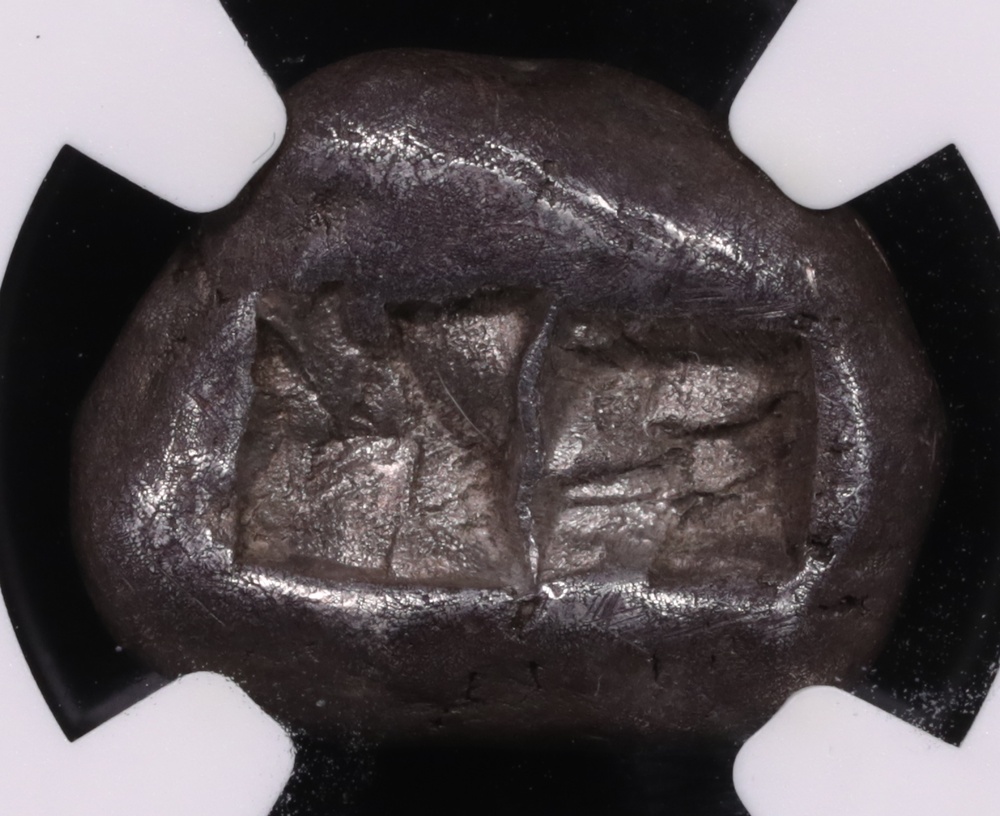 561-546 BC King Croesus Lydia Silver Stater NGC Choice Very Fine