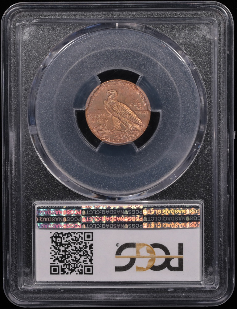 1911-D $2.50 Indian Gold PCGS MS-64 Strong D Reverse in Holder 1911-D $2.50 Indian Gold PCGS MS-64 Strong D Reverse in Holder