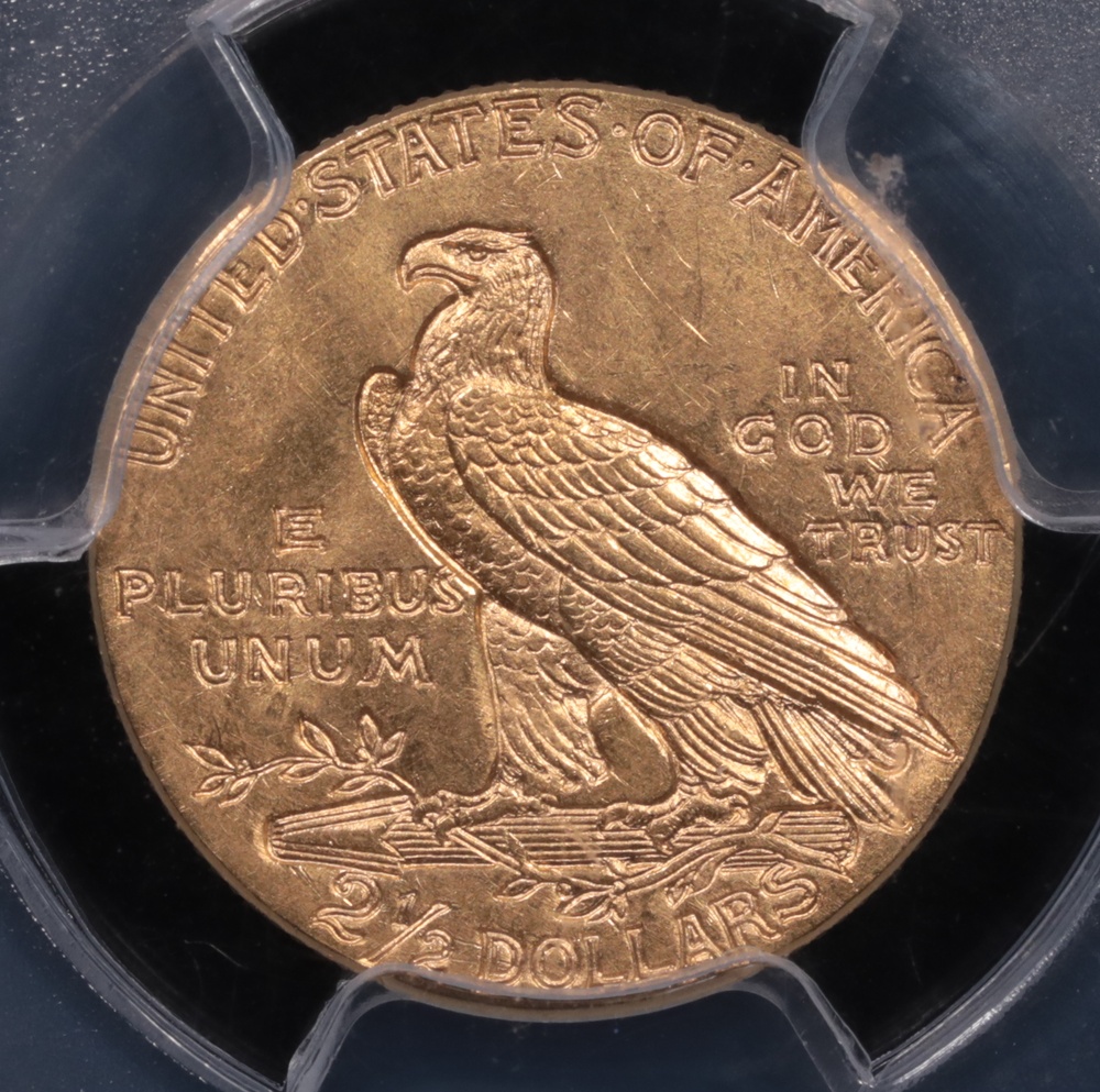 1914 $2.50 Indian Head Gold PCGS MS-64 Reverse in Holder 1914 $2.50 Indian Head Gold PCGS MS-64 Reverse in Holder