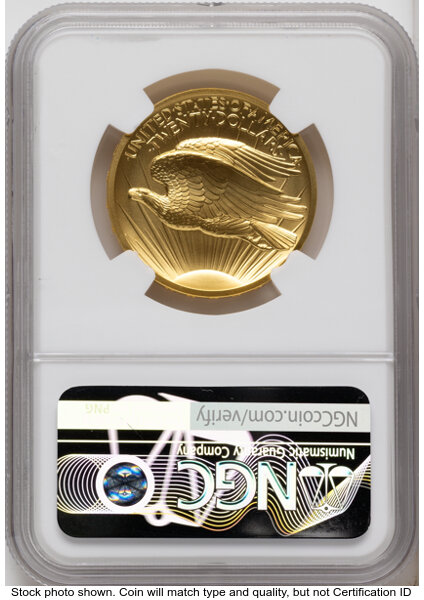 1907(2026) $20 Saint-Gaudens Gold 250th Anniversary Privy First Day of Issue NGC SP-70 Reverse in Holder 1907(2026) $20 Saint-Gaudens Gold 250th Anniversary Privy First Day of Issue NGC SP-70 Reverse in Holder