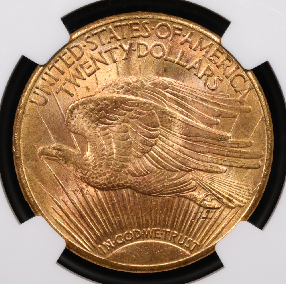 1916-S $20 St. Gaudens Double Eagle NGC MS-65+