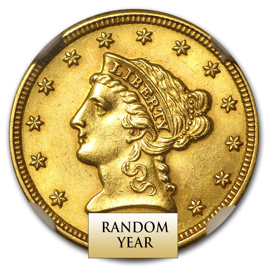 $2.5 Liberty Gold MS-62 Quality