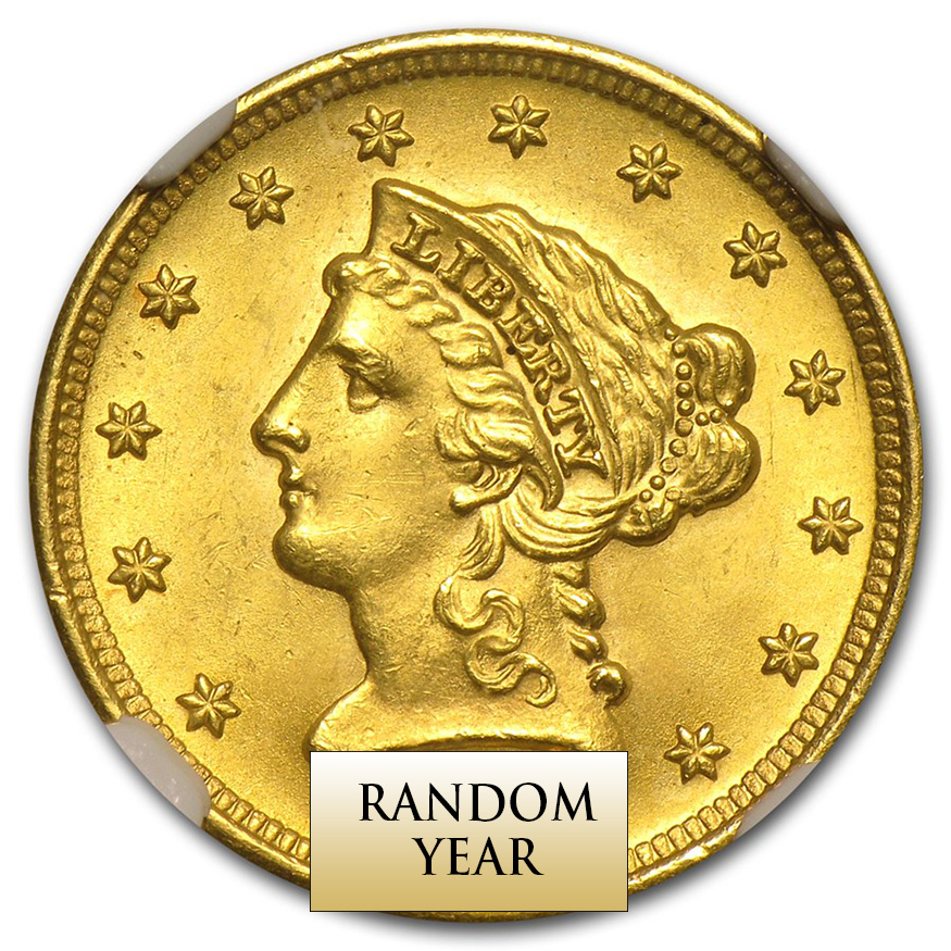 $2.5 Indian Gold MS-63 Quality