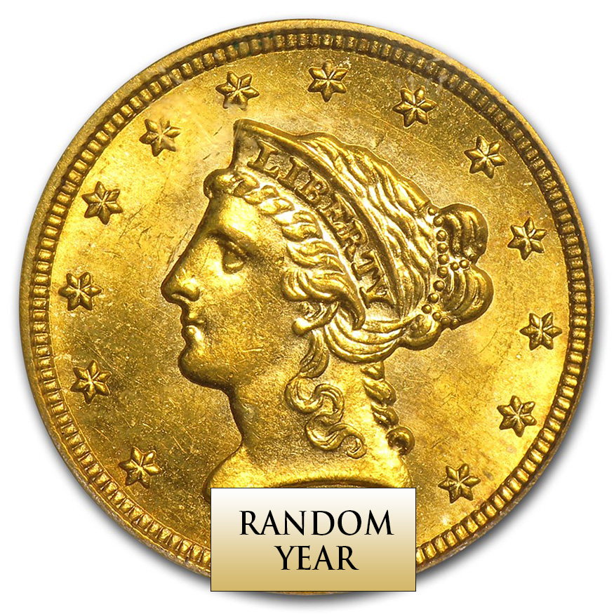 $2 1/2 Liberty Gold Coin NGC/PCGS MS-64 Obverse $2 1/2 Liberty Gold Coin NGC/PCGS MS-64 Obverse