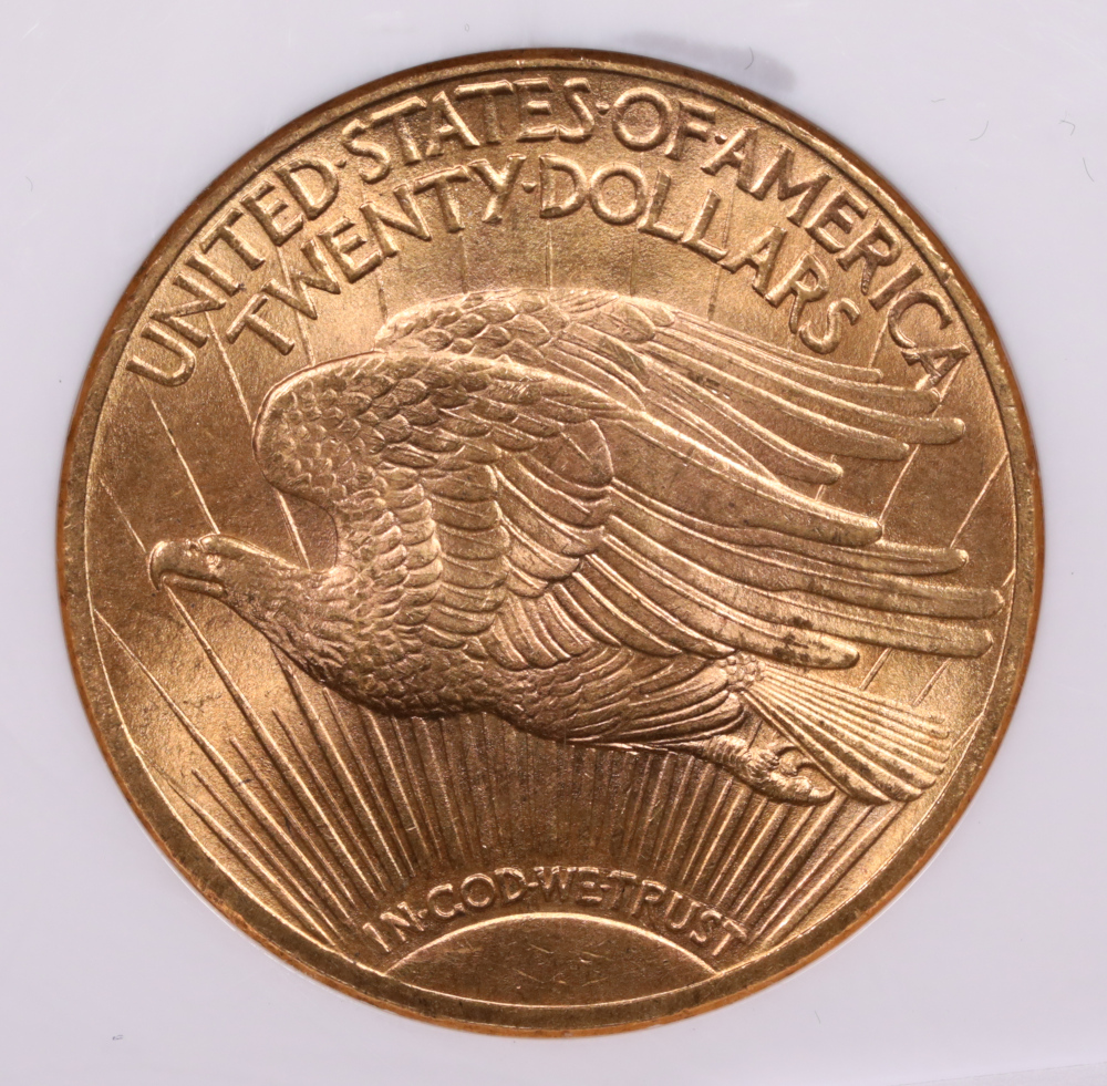 1914-S $20 St. Gaudens Double Eagle NGC MS-65 CAC