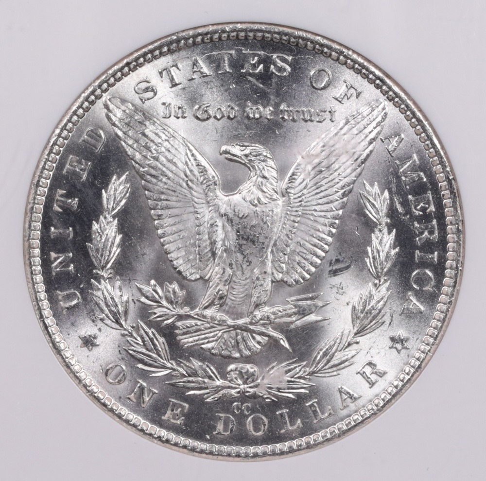 1882-CC Morgan Silver Dollar NGC MS-62