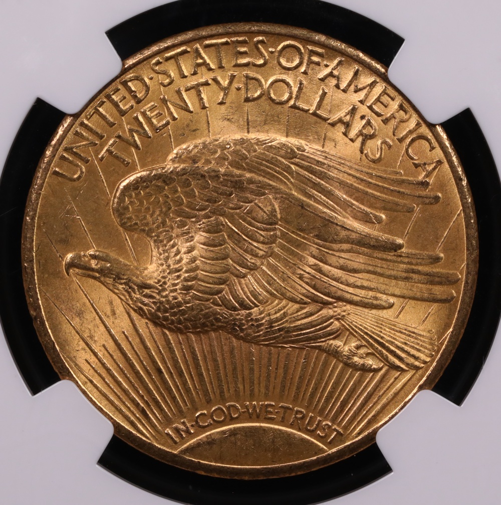 1924 $20 Saint-Gaudens Gold NGC MS-63