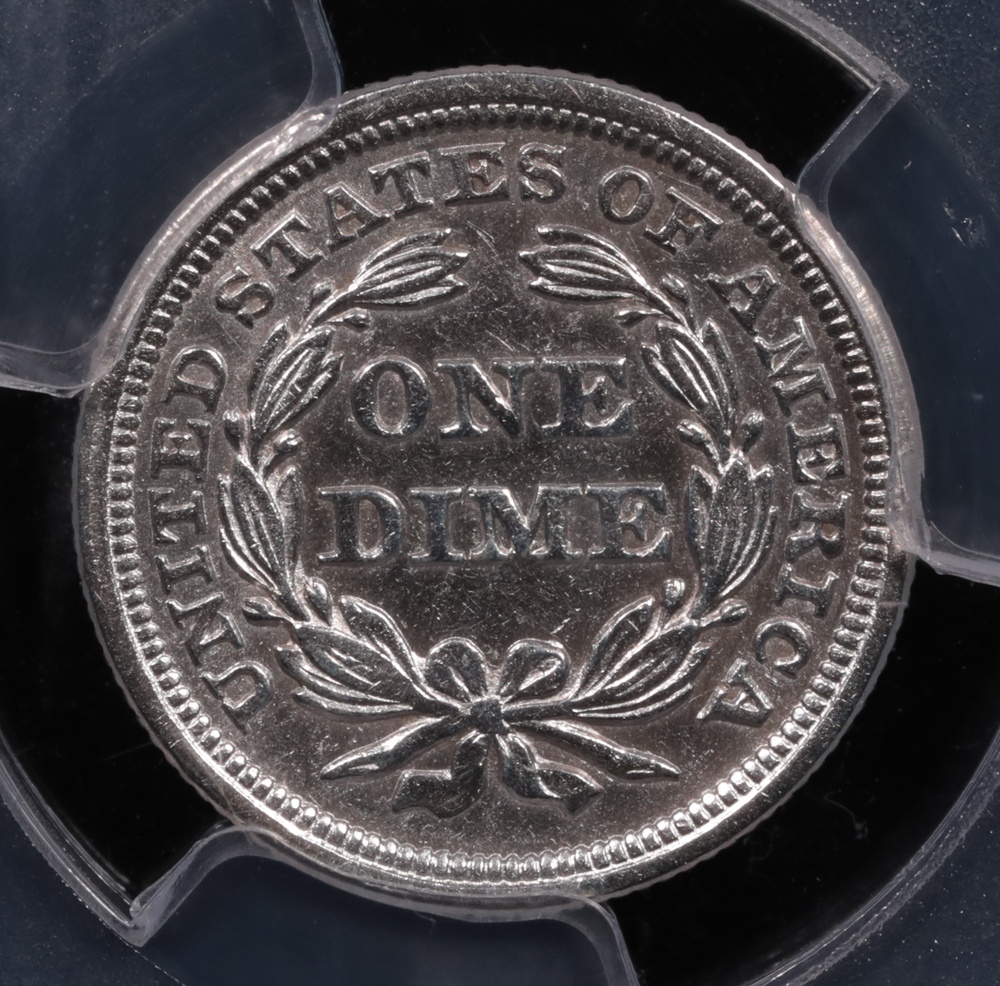 1853 Seated Liberty Dime PCGS AU-50 SS Central America Reverse 1853 Seated Liberty Dime PCGS AU-50 SS Central America Reverse
