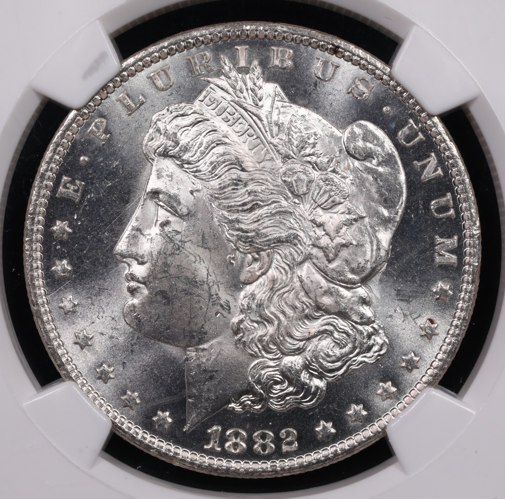 1882-CC Morgan Silver Dollar NGC MS-63 PL