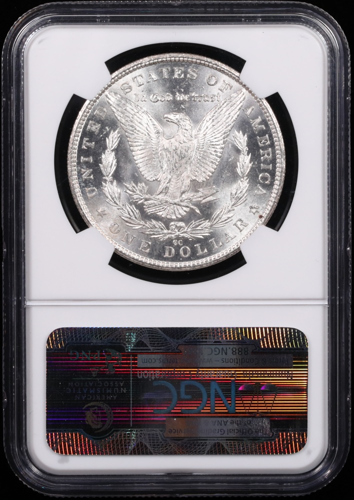 1882-CC Morgan Silver Dollar NGC MS-63 PL Reverse in Holder 1882-CC Morgan Silver Dollar NGC MS-63 PL Reverse in Holder