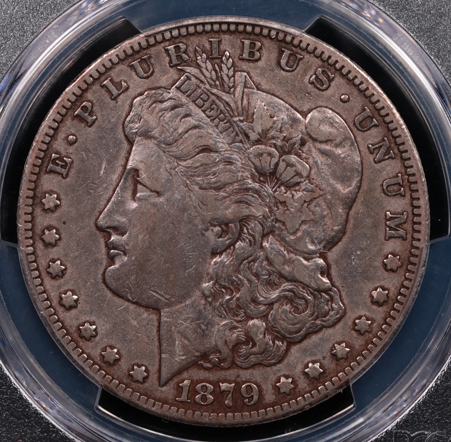 1879-CC Morgan Silver Dollar PCGS VF-35 Obverse 1879-CC Morgan Silver Dollar PCGS VF-35 Obverse