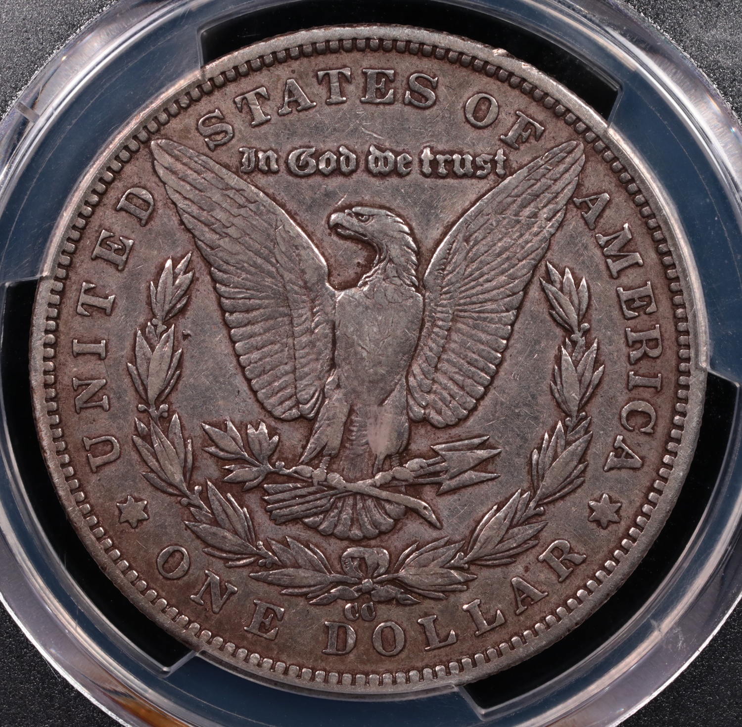 1879-CC Morgan Silver Dollar PCGS VF-35 Reverse 1879-CC Morgan Silver Dollar PCGS VF-35 Reverse