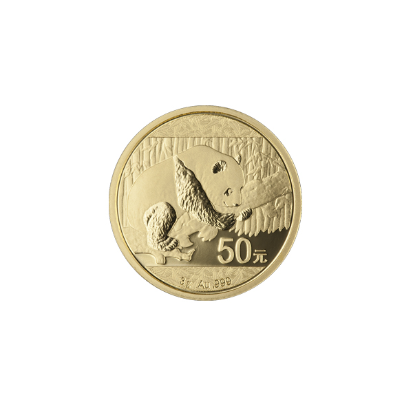 3 g Gold Chinese Panda Reverse 3 g Gold Chinese Panda Reverse