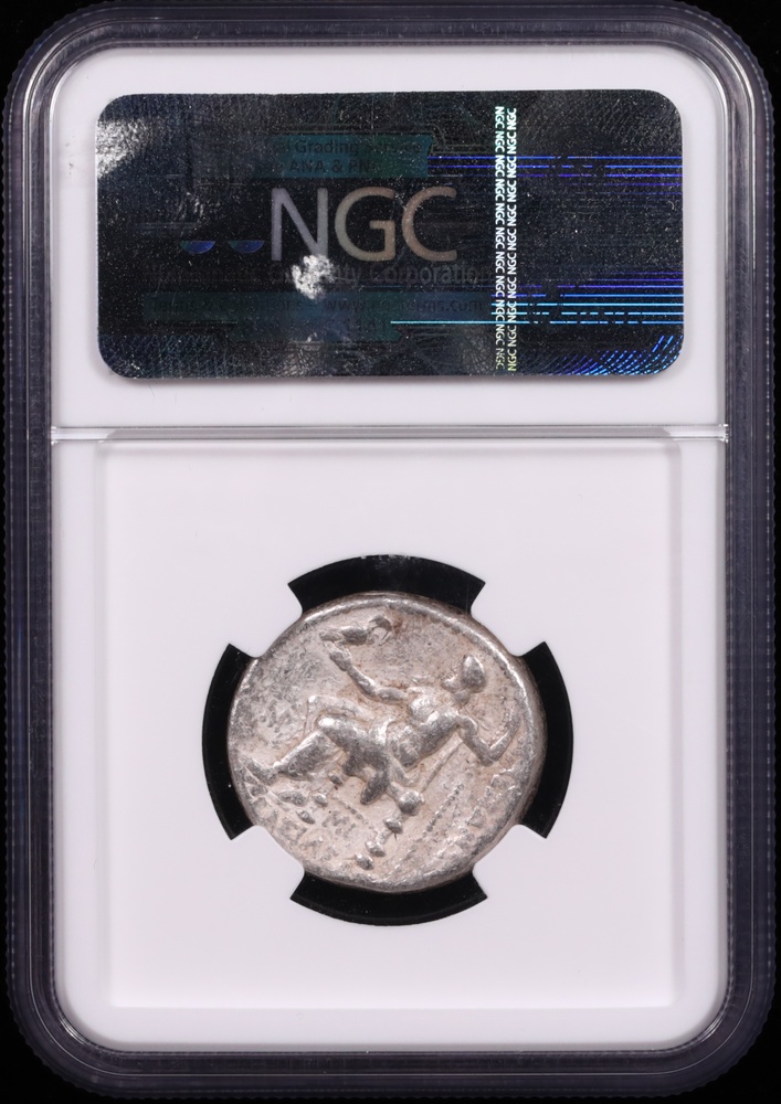 336-323 BC Alexander the Great Silver Tetradrachm NGC Choice Fine 4x3 Reverse in Holder 336-323 BC Alexander the Great Silver Tetradrachm NGC Choice Fine 4x3 Reverse in Holder