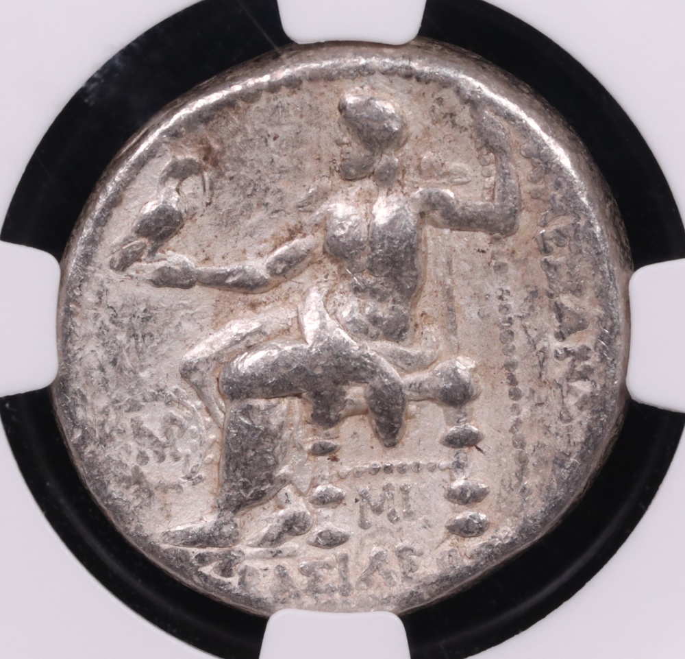 336-323 BC Alexander the Great Silver Tetradrachm NGC Choice Fine 4x3 Reverse 336-323 BC Alexander the Great Silver Tetradrachm NGC Choice Fine 4x3 Reverse