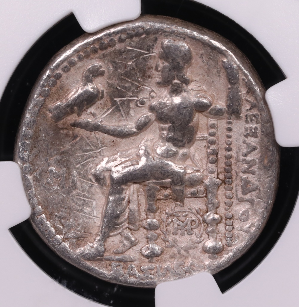 336-323 BC Alexander the Great Silver Tetradrachm NGC Very Fine