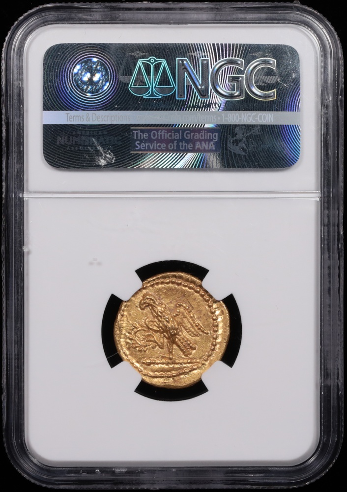 After 54 BC Thracian or Scythian Coson Gold Stater NGC Choice MS 5x5 Reverse in Holder After 54 BC Thracian or Scythian Coson Gold Stater NGC Choice MS 5x5 Reverse in Holder