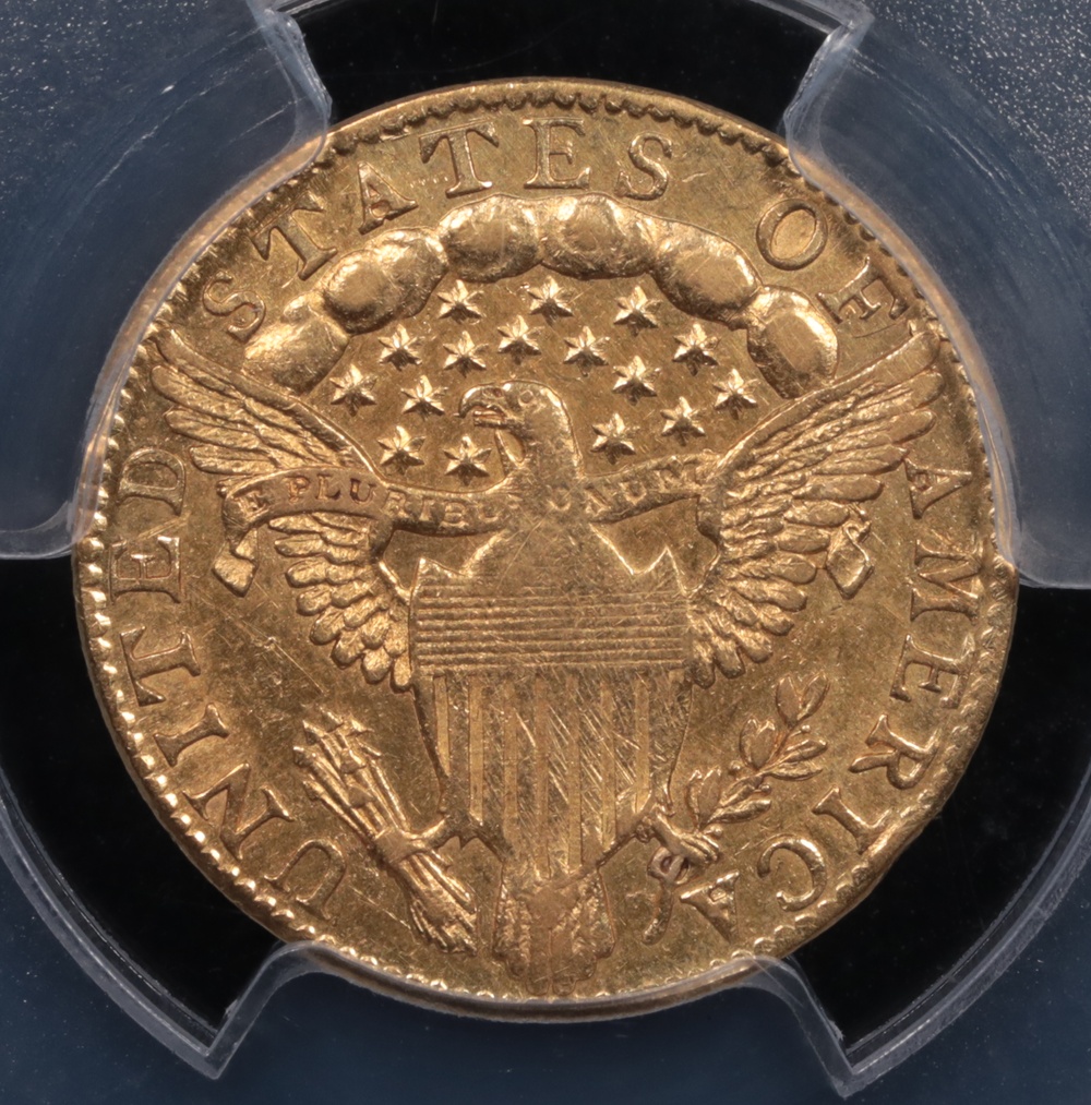 1796 $2.50 Liberty Gold No Stars PCGS AU-55 Reverse 1796 $2.50 Liberty Gold No Stars PCGS AU-55 Reverse