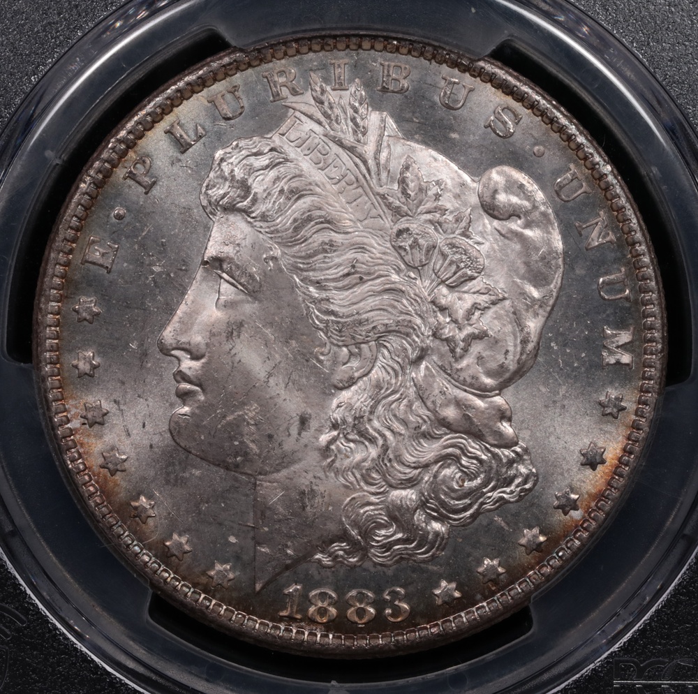 1883-CC Morgan Silver Dollar PCGS MS-63 Obverse 1883-CC Morgan Silver Dollar PCGS MS-63 Obverse