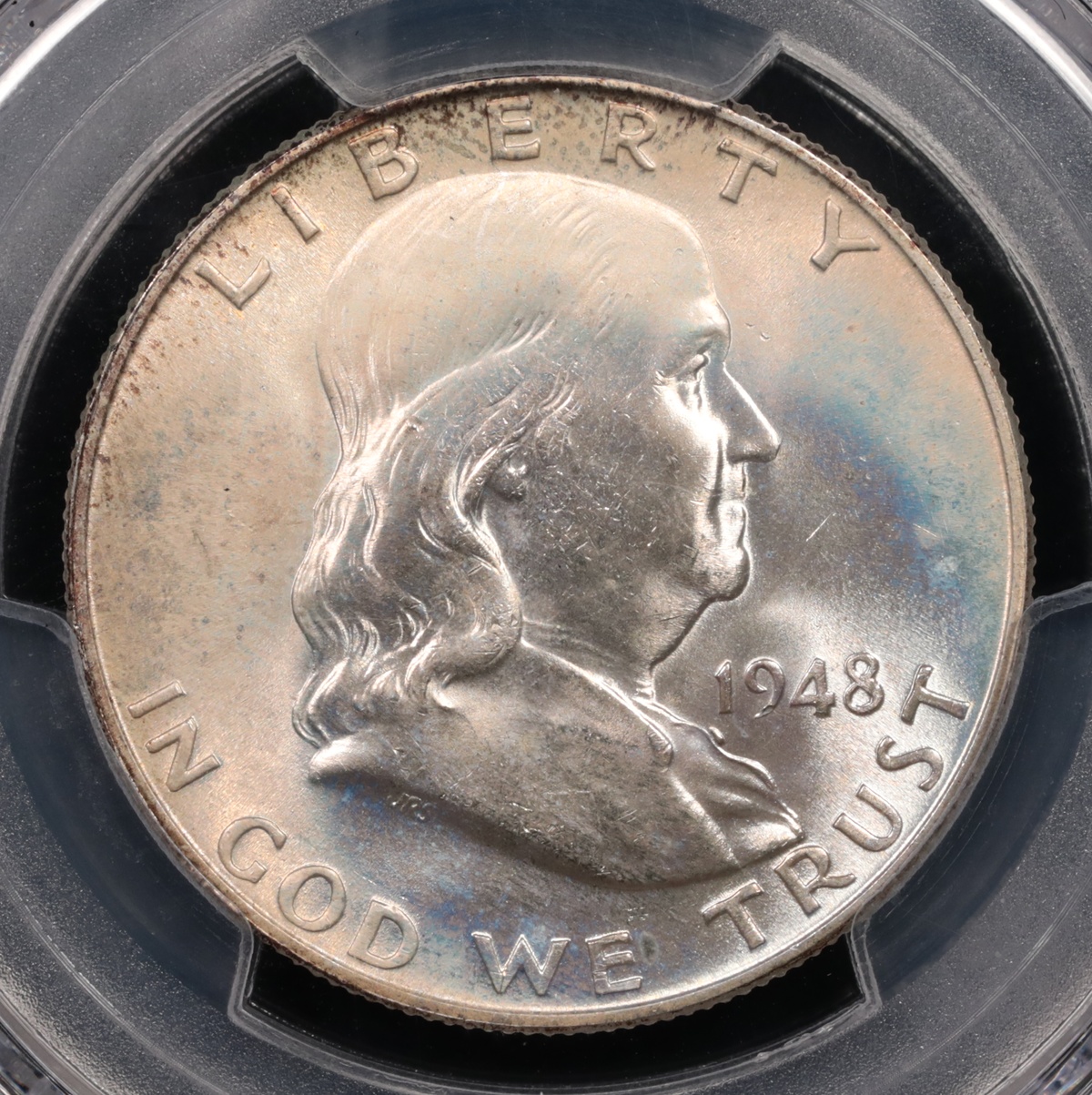 1948 Franklin Half Dollar PCGS MS-66 FBL Obverse