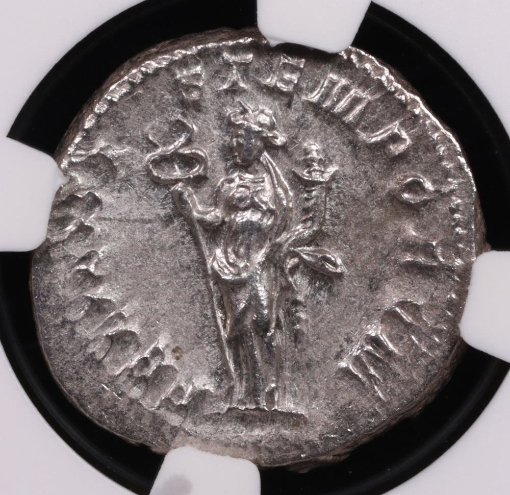 AD 238-244 Roman Empire Gordian III Silver Double-Denarius NGC Mint State