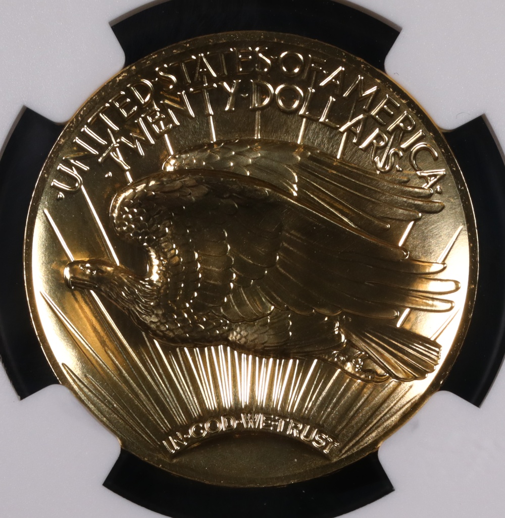 2009 $20 Ultra High Relief Saint-Gaudens Gold NGC MS-70 PL Mike Castle Reverse 2009 $20 Ultra High Relief Saint-Gaudens Gold NGC MS-70 PL Mike Castle Reverse