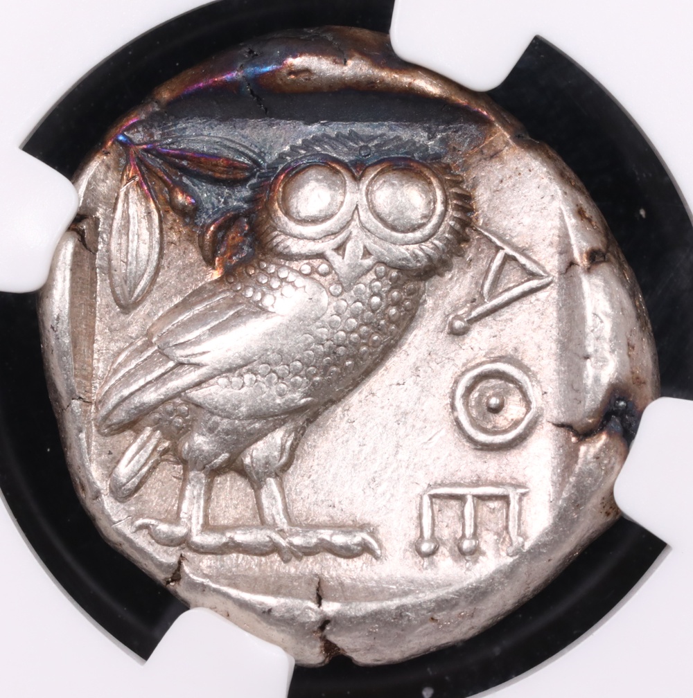 440-404 BC Attica, Athens Silver Tetradrachm NGC Very Fine Reverse 440-404 BC Attica, Athens Silver Tetradrachm NGC Very Fine Reverse
