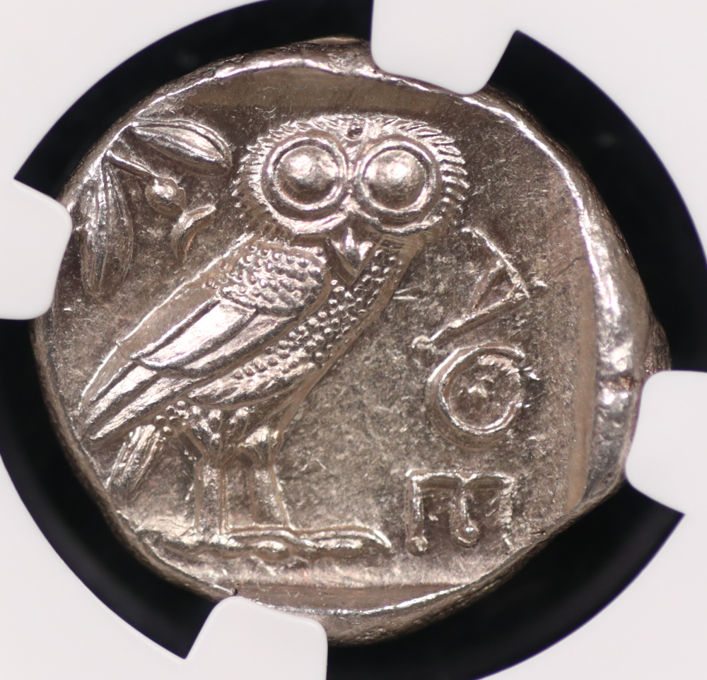 Athens Silver Owl Tetradrachm X3 MS-4
