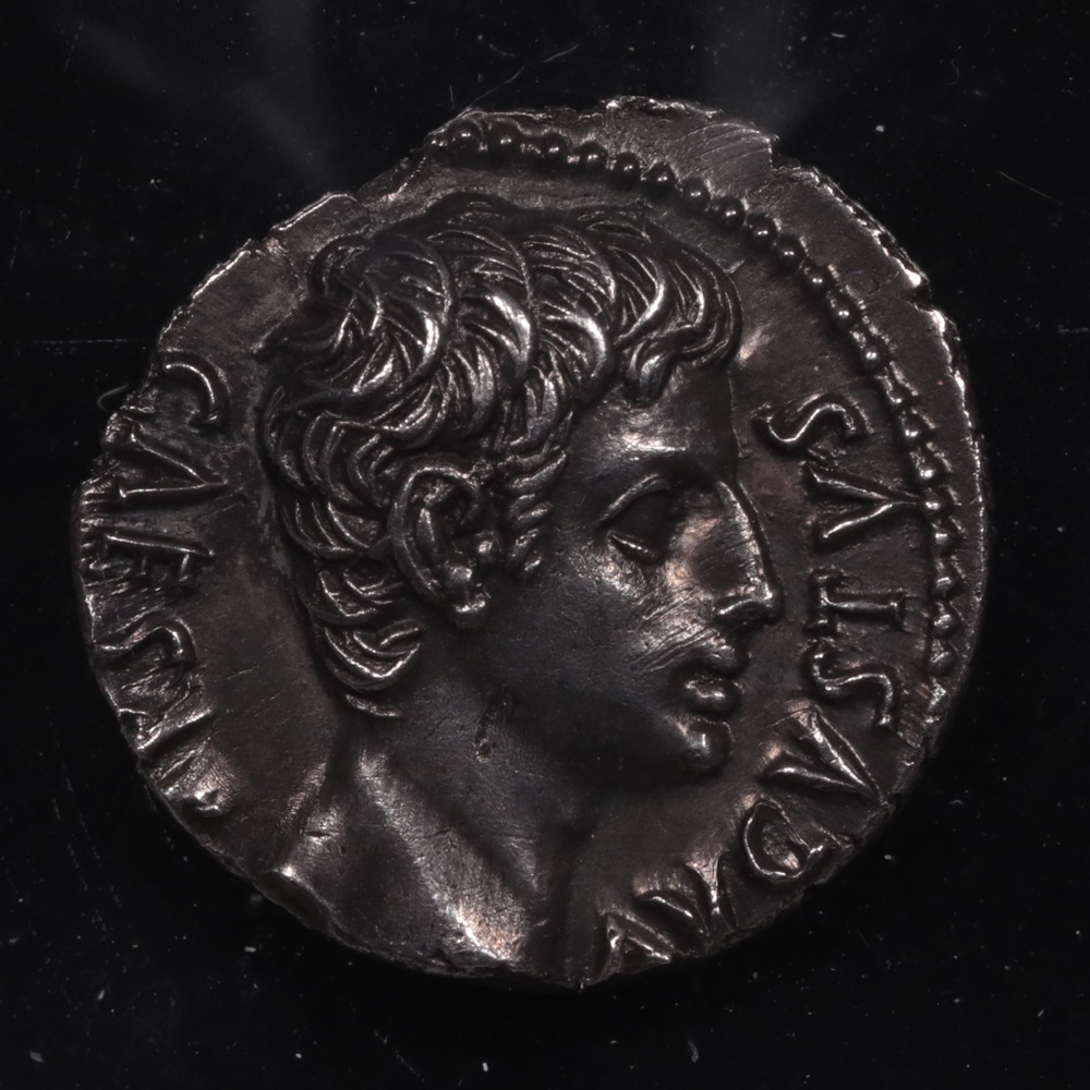 27 BC-AD 14 Roman Empire Augustus Silver Denarius NGC Choice About Uncirculated 5x3 Obverse 27 BC-AD 14 Roman Empire Augustus Silver Denarius NGC Choice About Uncirculated 5x3 Obverse