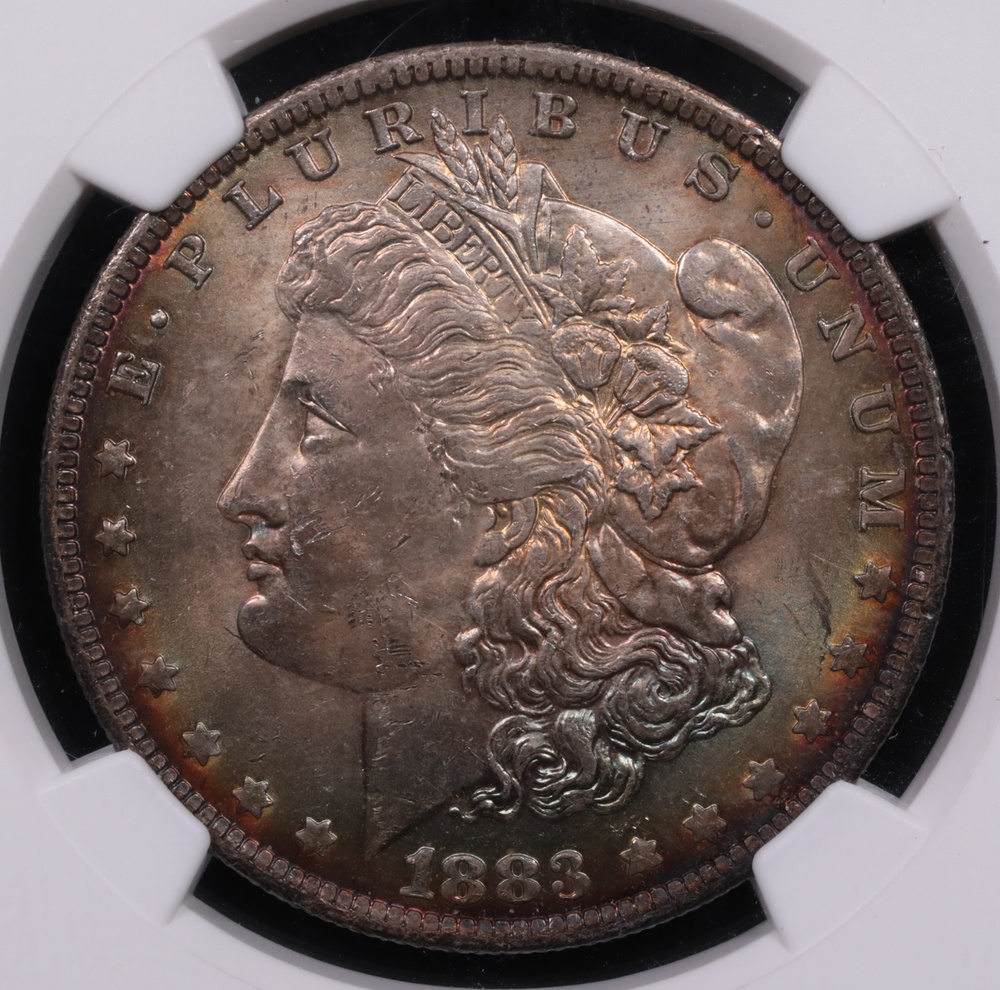 1883-O Morgan Silver Dollar NGC MS-63 Obverse 1883-O Morgan Silver Dollar NGC MS-63 Obverse