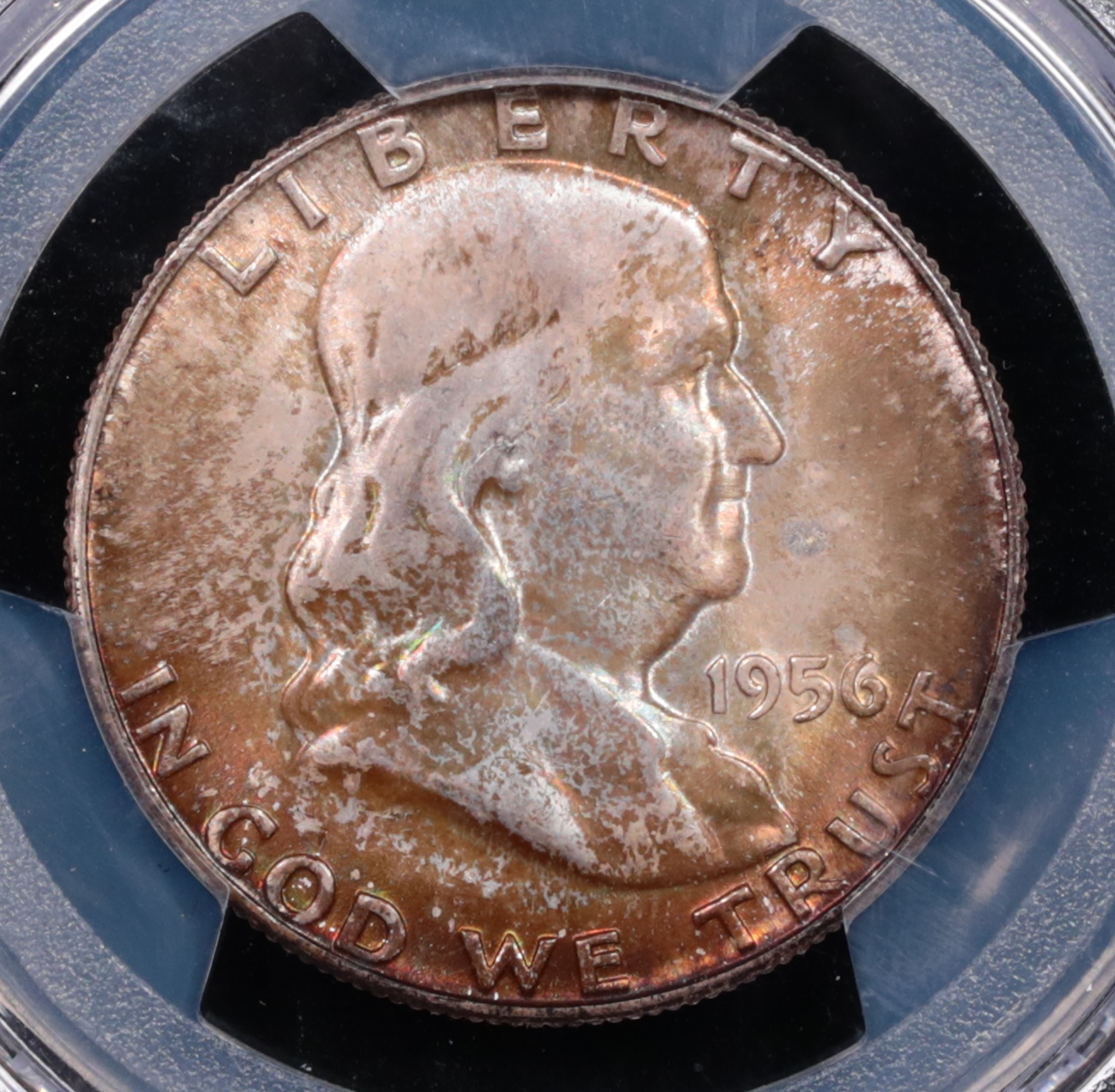 1956 Franklin Half Dollar PCGS MS-66+ FBL Obverse 1956 Franklin Half Dollar PCGS MS-66+ FBL Obverse