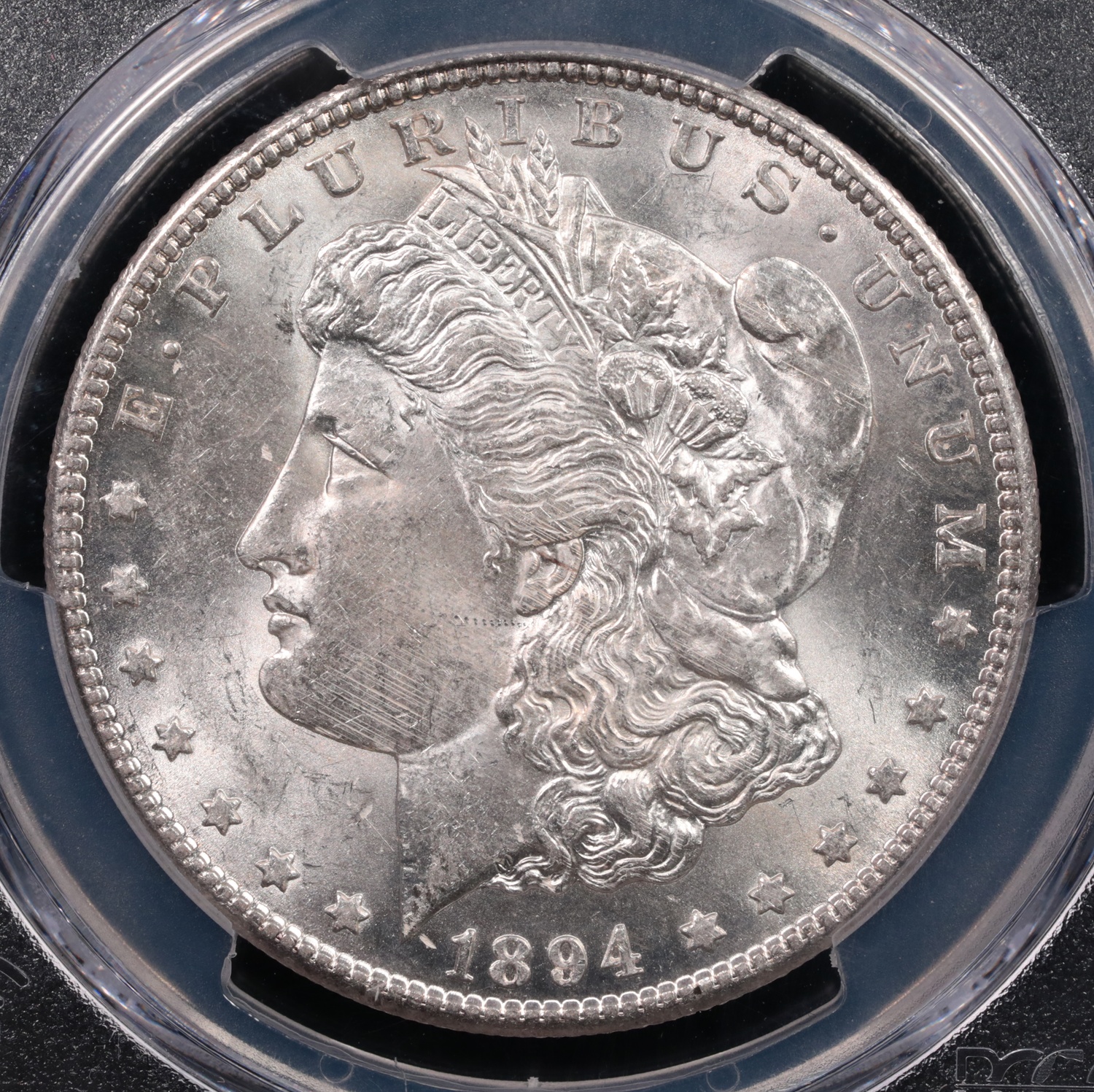 1894-S Morgan Silver Dollar PCGS MS-62 Obverse 1894-S Morgan Silver Dollar PCGS MS-62 Obverse