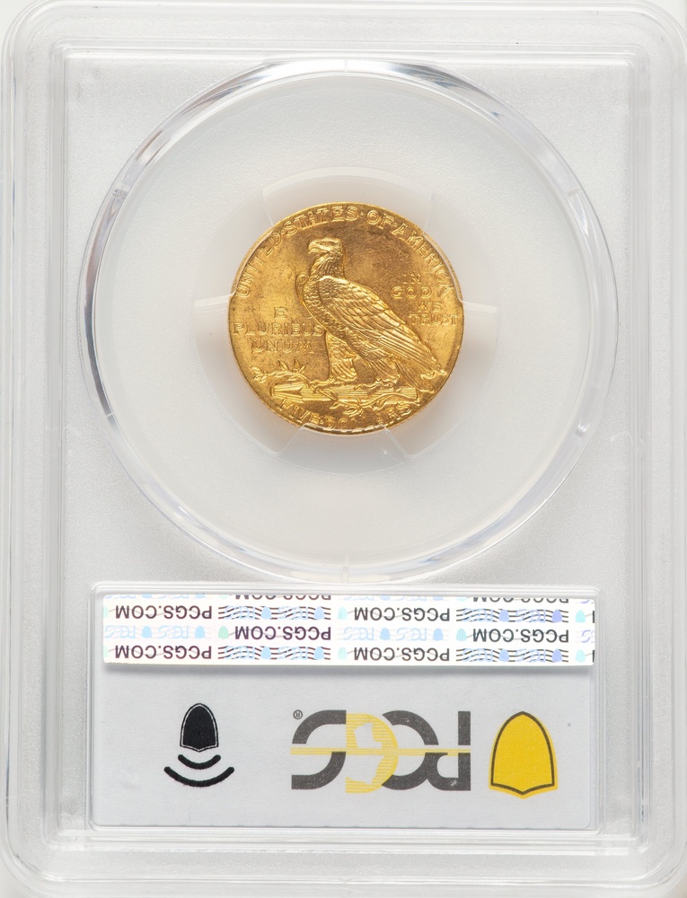 1908 $5 Indian Gold PCGS MS-65 Reverse in Holder 1908 $5 Indian Gold PCGS MS-65 Reverse in Holder