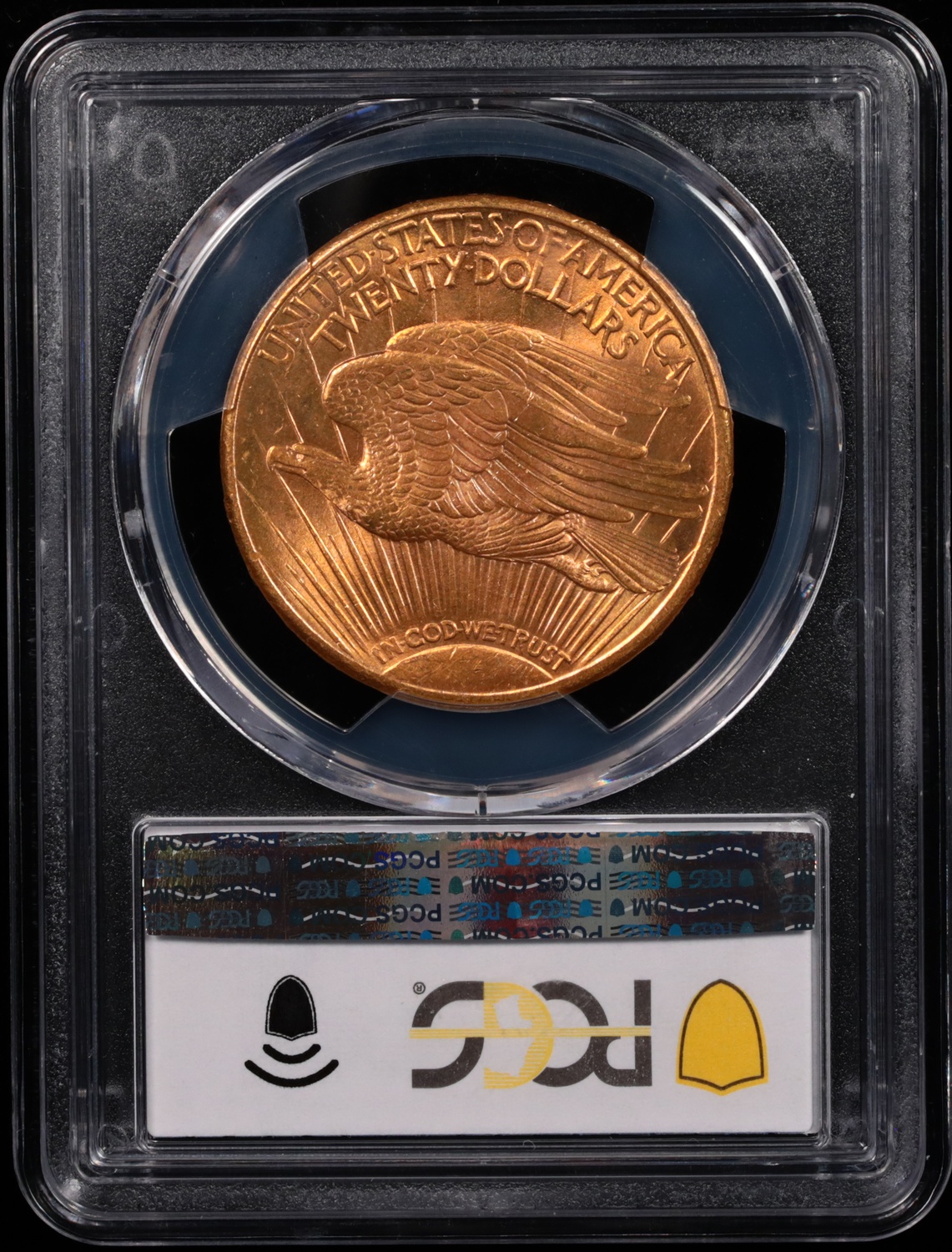 1913-S $20 Saint-Gaudens Gold PCGS MS-63 Reverse in Holder 1913-S $20 Saint-Gaudens Gold PCGS MS-63 Reverse in Holder